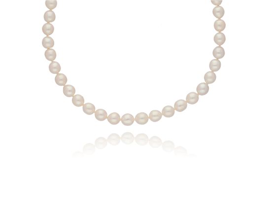 MOISS stříbrný náhrdelník s perlami