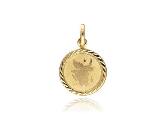 MOISS přívěsek ze žlutého zlata BÝK