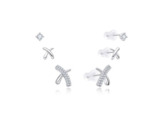 MOISS stříbrné náušnice