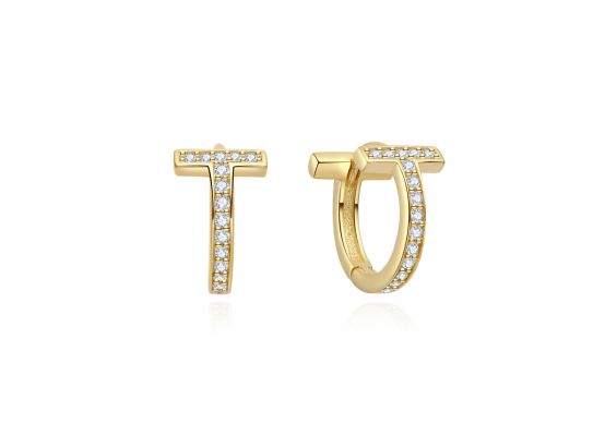 MOISS stříbrné náušnice GOLD