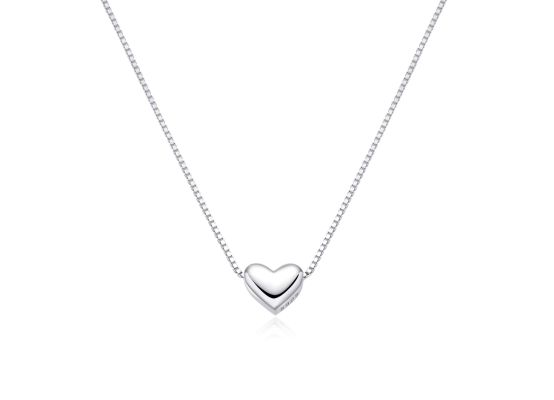MOISS stříbrný náhrdelník SRDCE