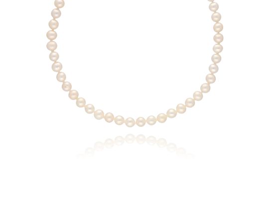 MOISS stříbrný náhrdelník s perlami