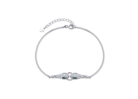 MOISS stříbrný náramek HAD