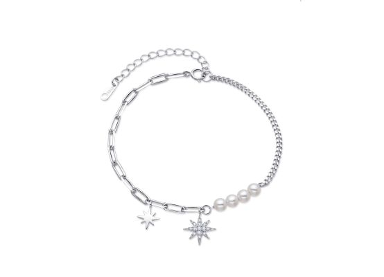 MOISS stříbrný náramek HVĚZDA