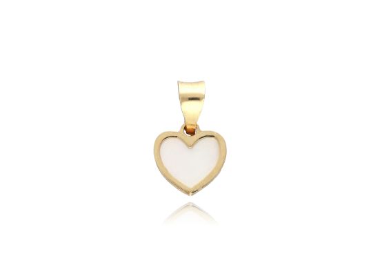 MOISSpřívěsek ze žlutého zlata SRDCE