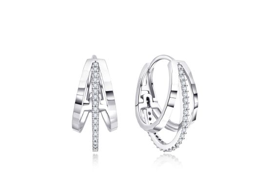 MOISS stříbrné náušnice