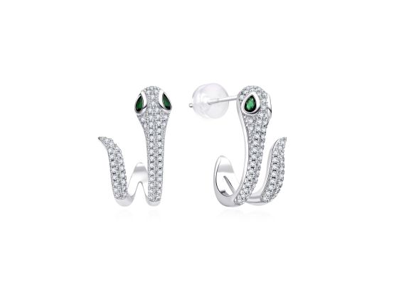 MOISS stříbrné náušnice HAD