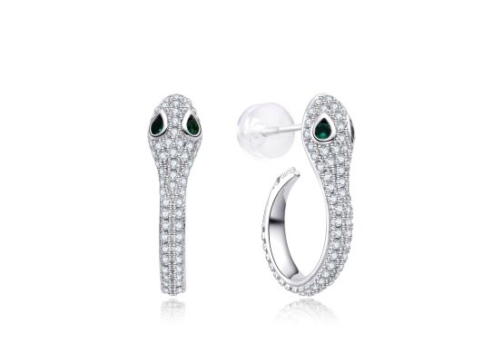 MOISS stříbrné náušnice HAD