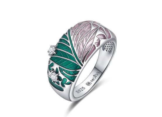 MOISS stříbrný prsten SMALT