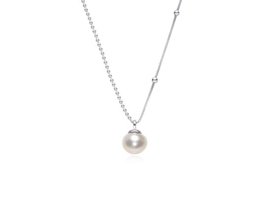 MOISS perlový stříbrný náhrdelník