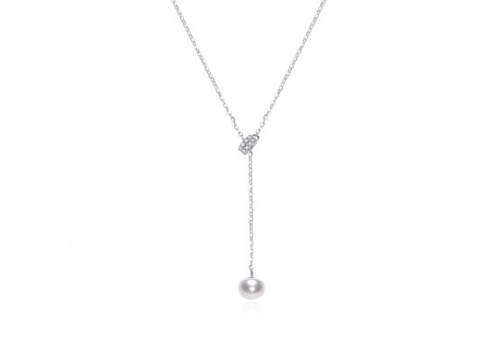 MOISS perlový stříbrný náhrdelník