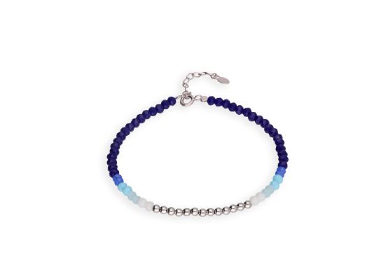 MOISS stříbrný korálkový náramek