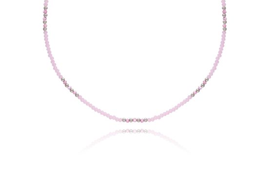 MOISS stříbrný korálkový náhrdelník