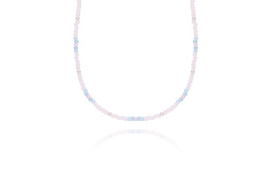 MOISS stříbrný korálkový náhrdelník