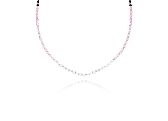 MOISS stříbrný korálkový náhrdelník