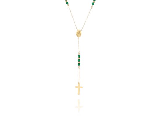 MOISS náhrdelník ze žlutého zlata KŘÍŽEK