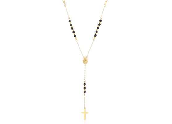 MOISS náhrdelník ze žlutého zlata KŘÍŽEK