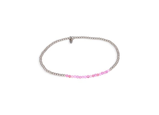 MOISS stříbrný korálkový náramek AVENTURÍN