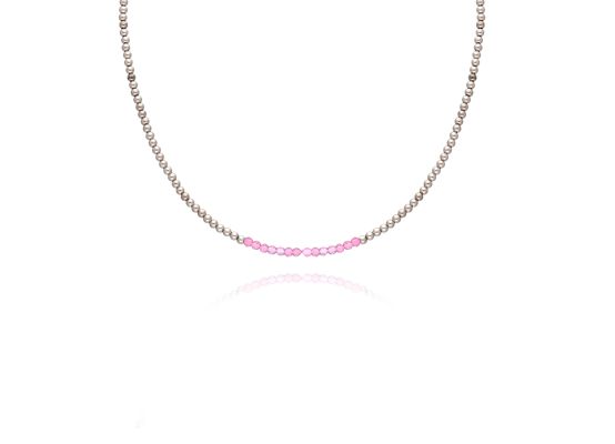 MOISS stříbrný korálkový náhrdelník AVENTURÍN