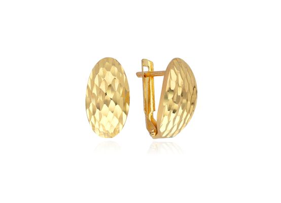 MOISS náušnice ze žlutého zlata