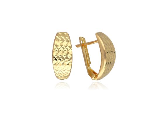 MOISS náušnice ze žlutého zlata