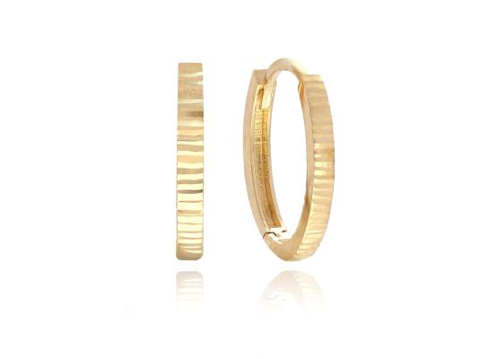 MOISS náušnice ze žlutého zlata