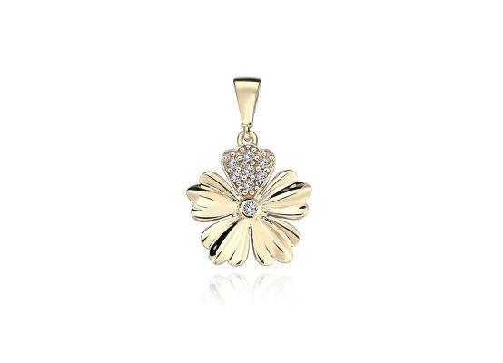 MOISS přívěsek ze žlutého zlata KVĚTINA