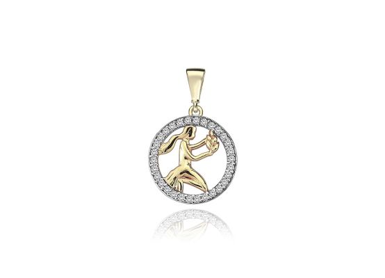 MOISS přívěsek ze žlutého zlata PANNA