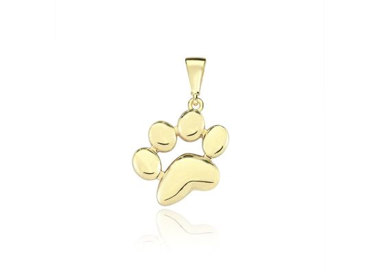 MOISS přívěsek ze žlutého zlata TLAPKA