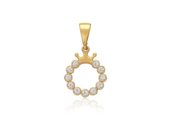 MOISS přívěsek ze žlutého zlata KORUNKA