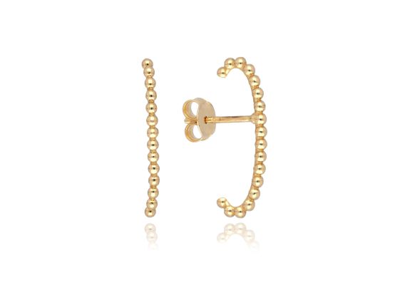 MOISS náušnice ze žlutého zlata