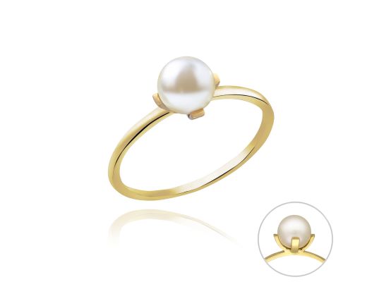 MOISS prsten ze žlutého zlata