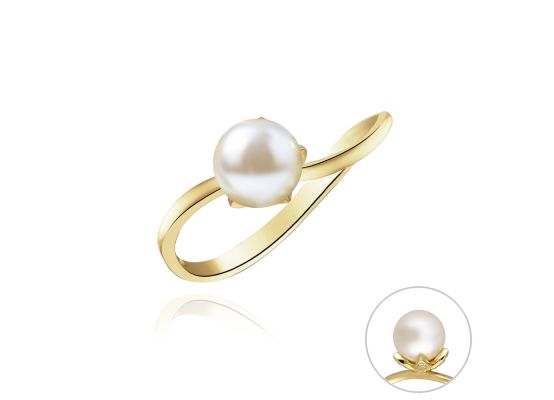 MOISS prsten ze žlutého zlata