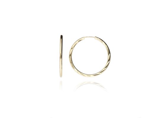 MOISS náušnice ze žlutého zlata