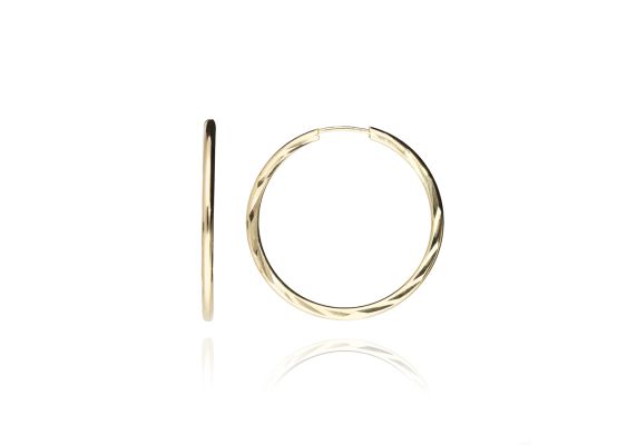 MOISS náušnice ze žlutého zlata