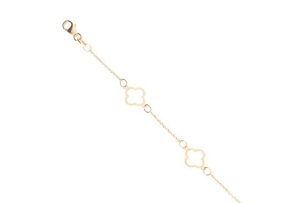 MOISS náramek na nohu ze žlutého zlata