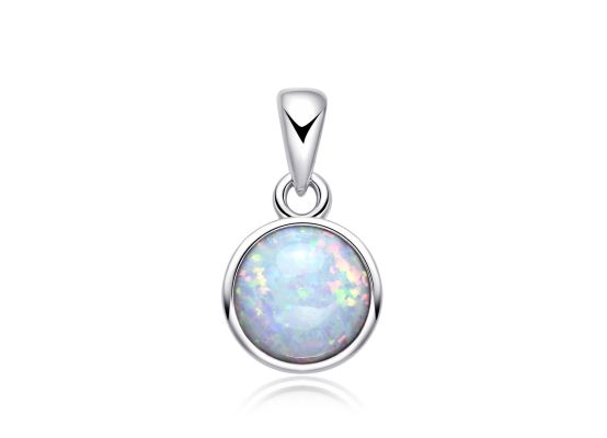 MOISS stříbrný přívěsek OPÁL