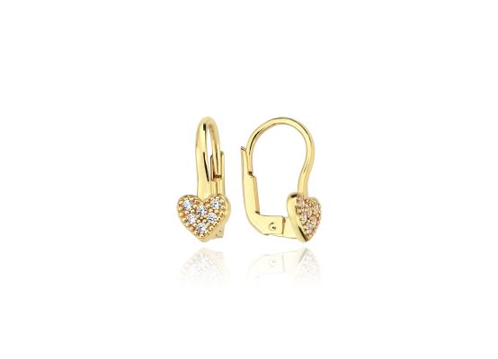 MOISS náušnice ze žlutého zlata