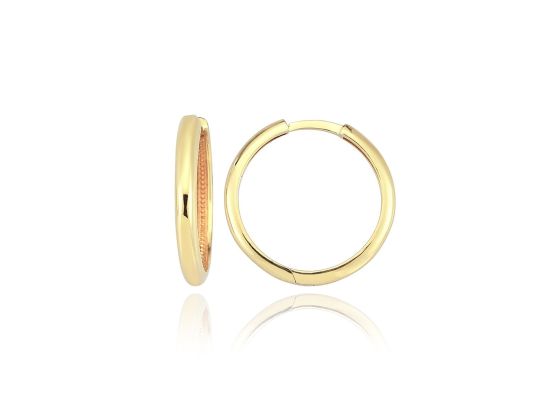 MOISS náušnice ze žlutého zlata