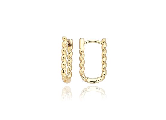 MOISS náušnice ze žlutého zlata