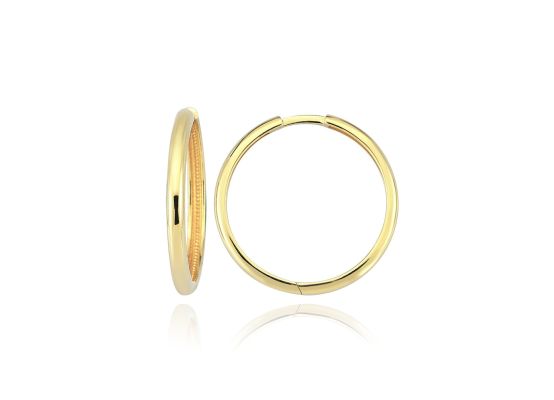 MOISS náušnice ze žlutého zlata