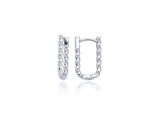 MOISS náušnice z bílého zlata