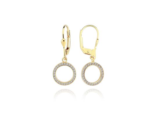 MOISS náušnice ze žlutého zlata