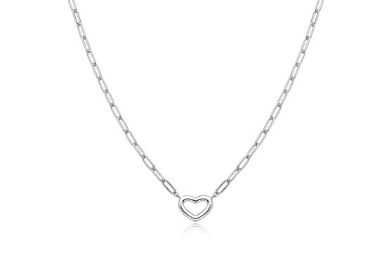 MOISS stříbrný náhrdelník SRDCE