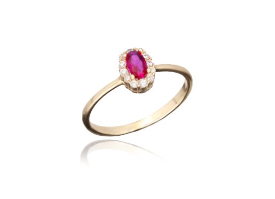 MOISS prsten ze žlutého zlata