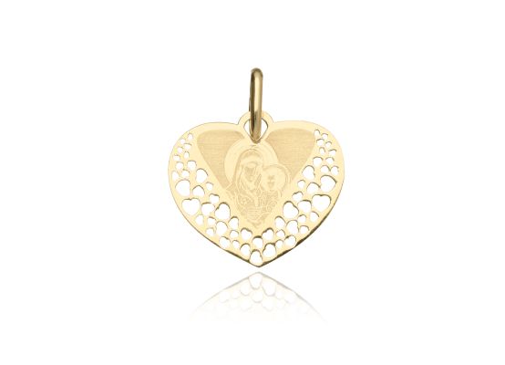 MOISS přívěsek ze žlutého zlata PANNA MARIE