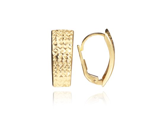 MOISS náušnice ze žlutého zlata