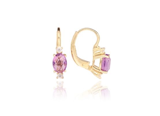 MOISS náušnice ze žlutého zlata