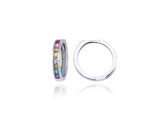 MOISS náušnice z bílého zlata