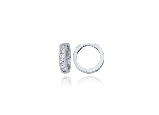 MOISS náušnice z bílého zlata